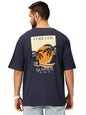 Thomas Scott Mens Oversized Fit T-Shirt (TSKOversized_Navy Forever