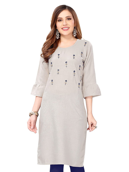 Sanisa Women's Rayon Regular Fit Kurta