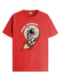 ADRO T Shirts for Boys & Girls | Astronaut Printed T-Shirt | Ages 3-14 | 100% Cotton Round Neck Tshirt for Boys |KRN-L2-ASTRO-RD
