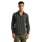 Pepe Jeans MenS Striped Regular Fit Shirt (Pm308655_Black