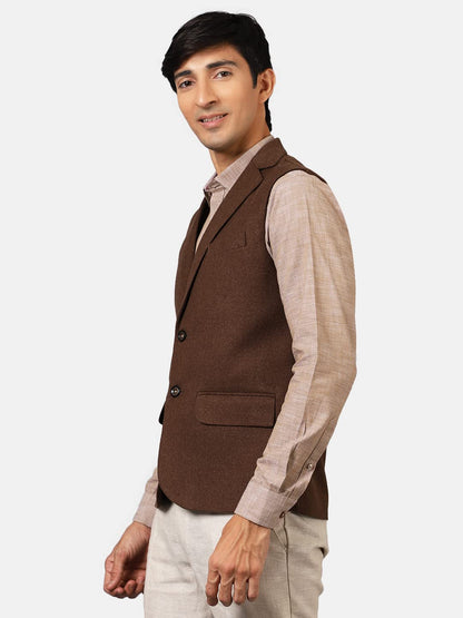 Wintage Men'S Tweed Wool Modi Nehru Jacket