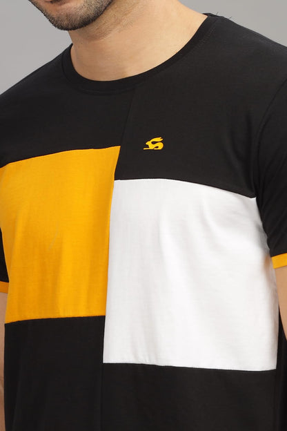 ADRO Tshirt for MenMulti Color T-Shirt for MenCotton T-ShirtMens TshirtRN8-24-BLMUWH