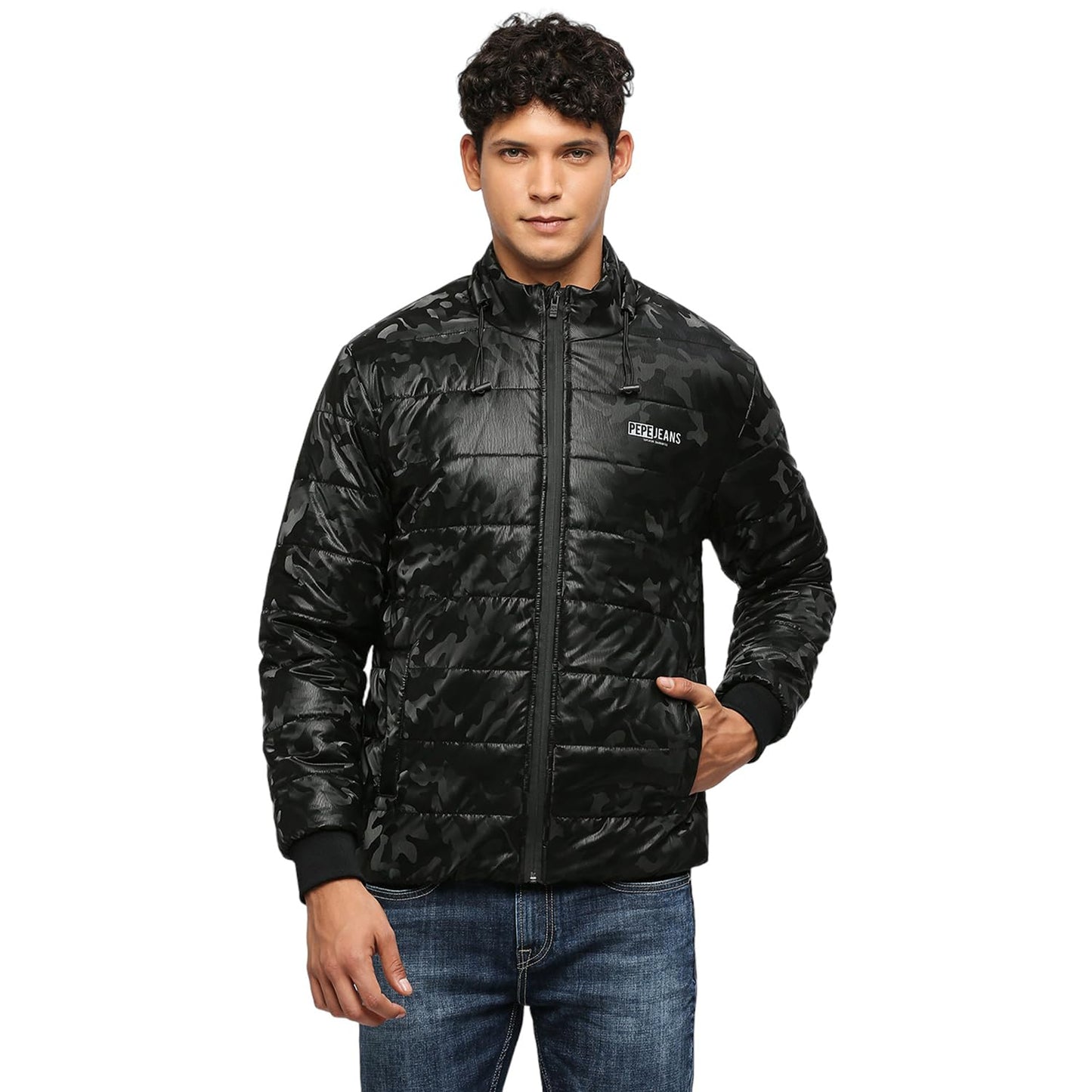 Pepe Jeans MenS A-Line Coat (Pm402927_Black