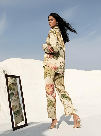 Yashika Cotton Blend Floral Printed Kurta Bottom Set for Women