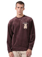 The Indian Garage Co Mens Oversized Self Design Full Sleeves Crew Neck Sweatshirt