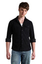 Hubberholme Men Relaxed Fit Spread Collar Fullsleeve Self Design Shirts 31