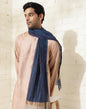 Fabindia Navy Cotton Silk Blend Maheshwari Stole