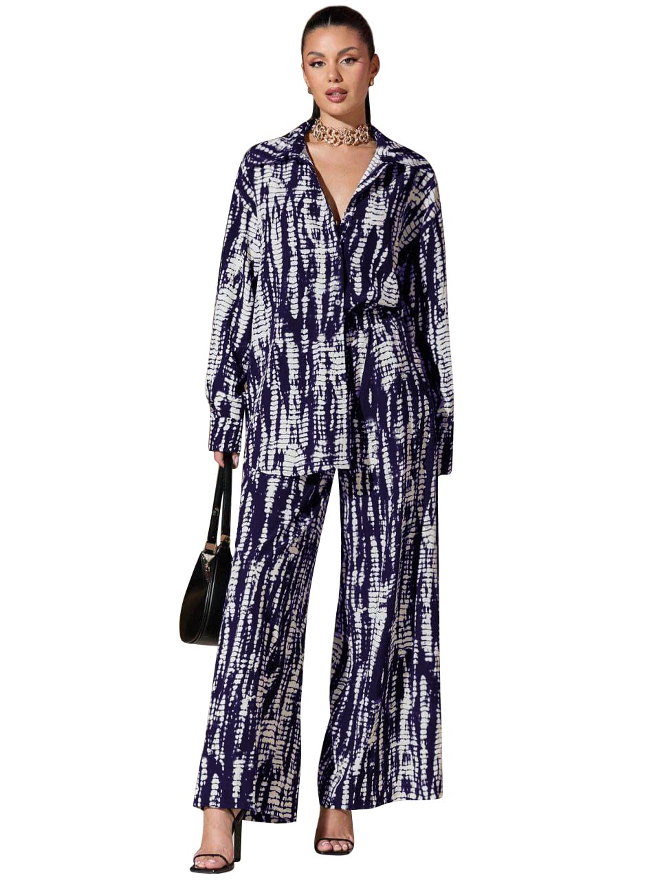 Toochki Womens Cotton Printed Two Piece Dress Top & Palazzo