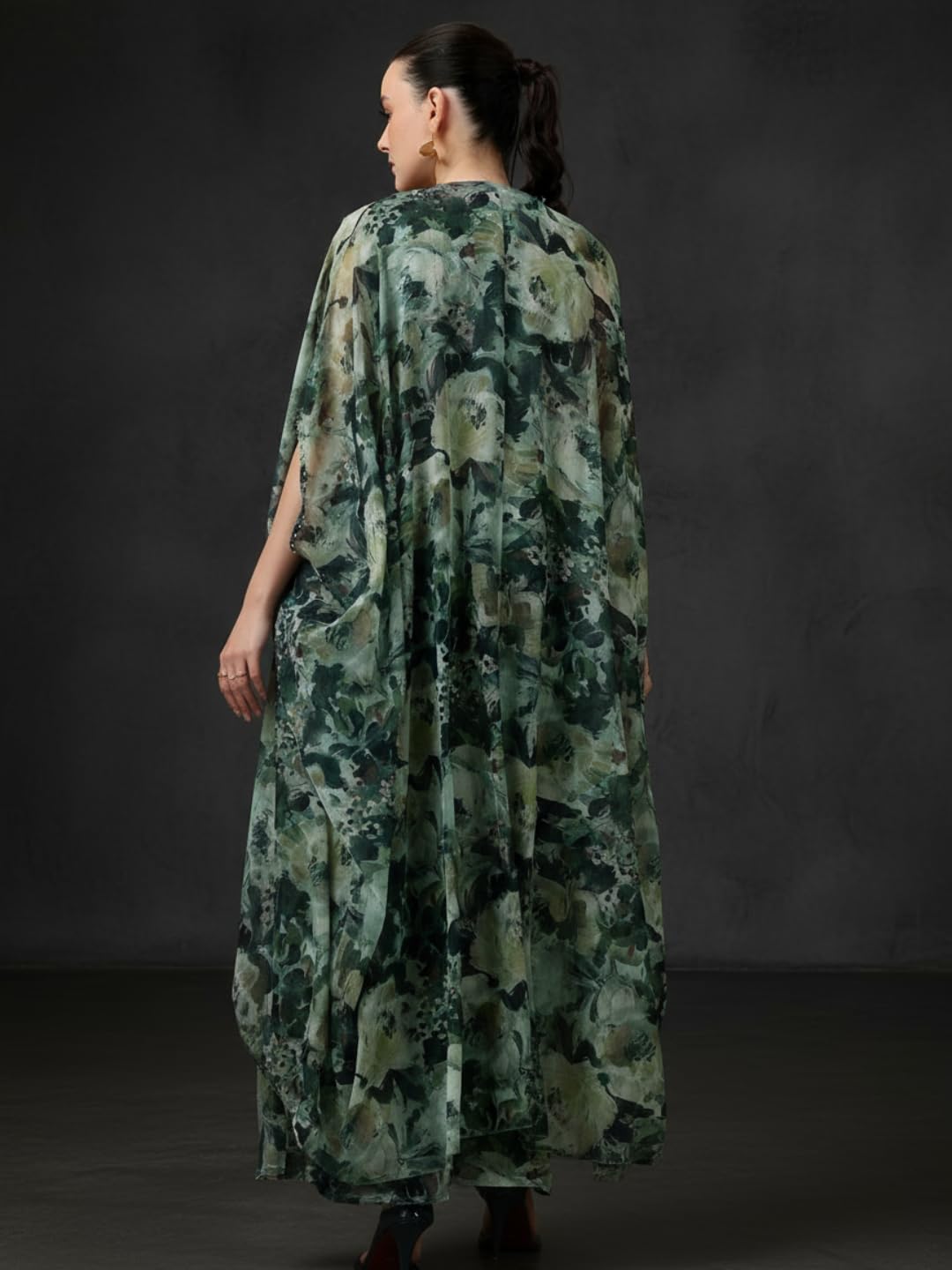 Libas Womens Printed Chiffon Co-Ord Set For Women