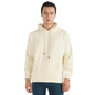 Campus Sutra Mens Light Yellow Oversized Pullover Sweatshirt with Kangaroo Pocket for Casual Wear | Long Sleeve | Pull On Closu