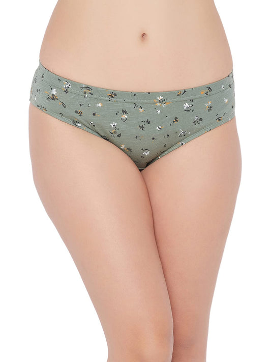 Clovia WomenS Cotton Classic Regular Hipster Panties (Pn2855J17Xxl_Green_2Xl)