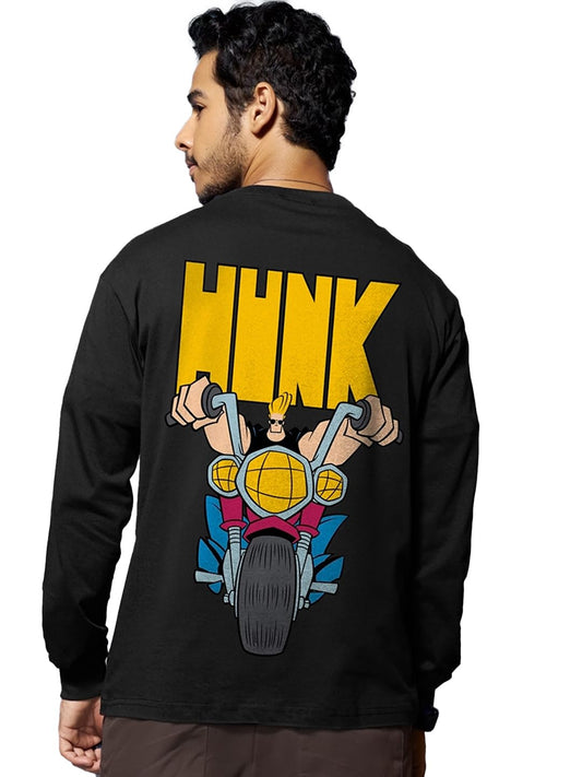 Bewakoof Official Cartoon Network Merchandise Mens Graphic Printed Oversized Fit Full Sleeve Round Neck Cotton Jersey T-Shirt 6