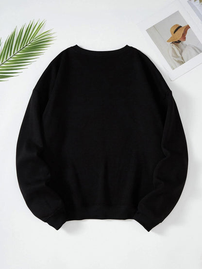 Kotty Women Full Sleeve Round Neck Pinted Sweatshirt