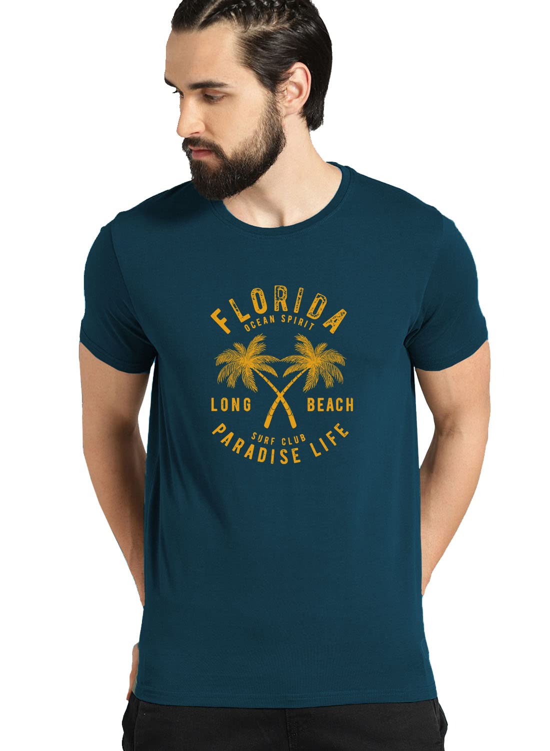 ADRO Florida Paradise Life Mens Printed T-Shirt