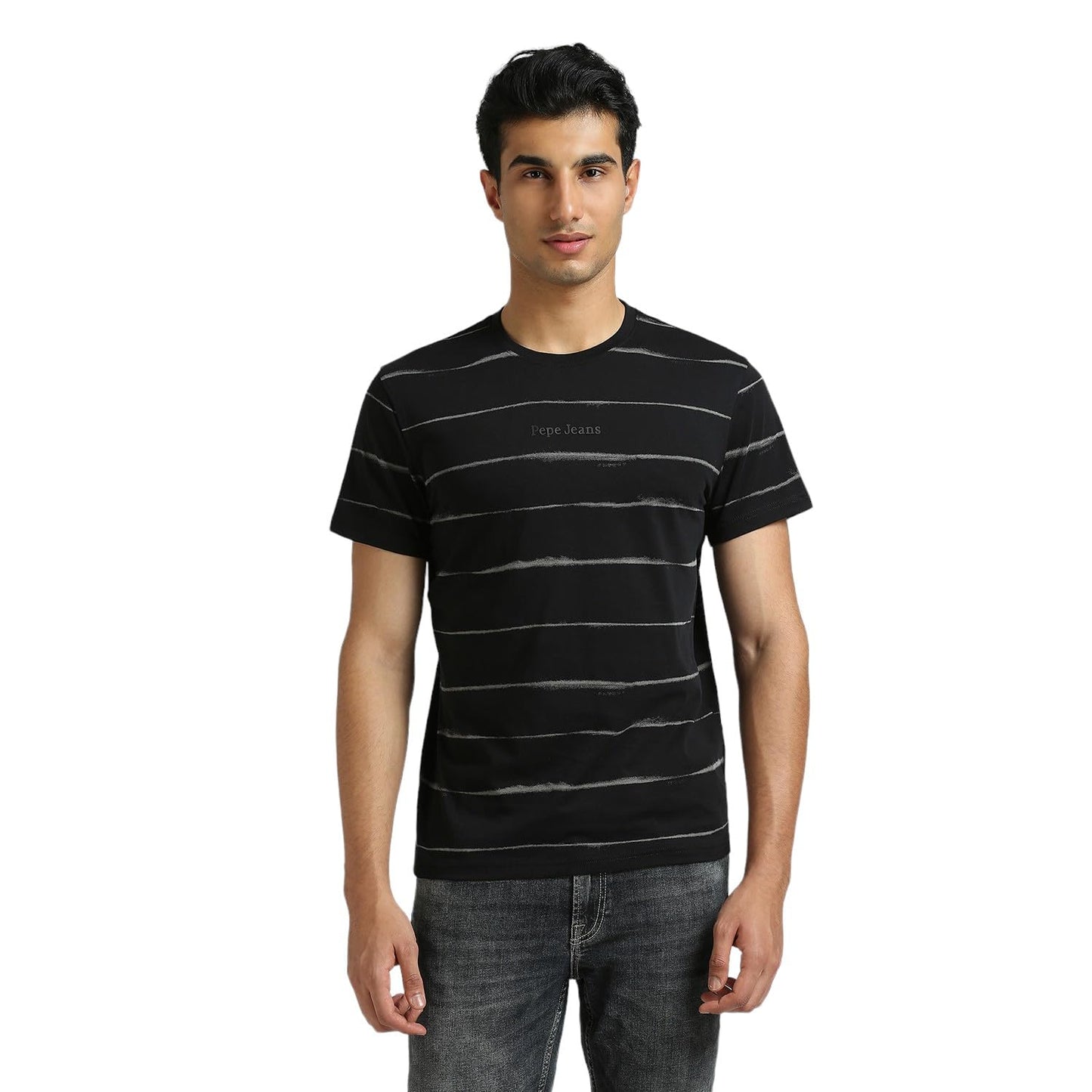 Pepe Jeans Men'S Slim Fit T-Shirt (Pm509815_Black