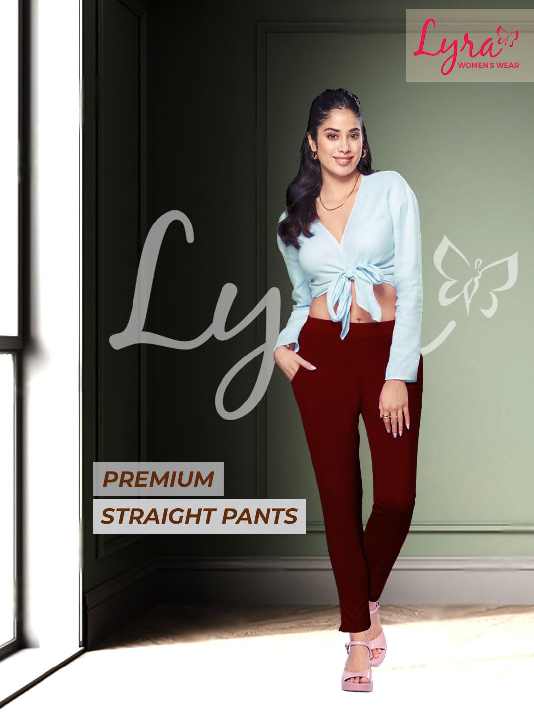 Lyra Premium Straight Pant For Women