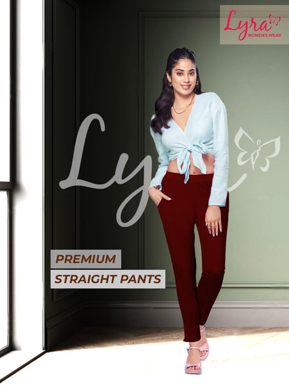 Lyra Premium Straight Pant For Women