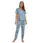 SHIENZY Womens Stylish Avacado Printed Night Suit || T-Shirt & Pyjama for Nightwear Set || Casual Lounge & Sleep Wear for Girls