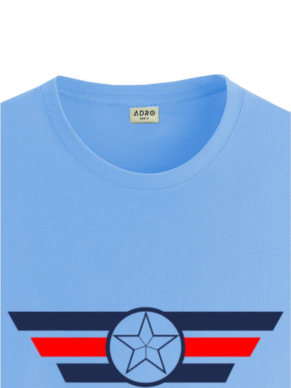 ADRO Tshirt for Men | Printed T Shirt for Men | 100% Cotton T-Shirt |Printed T Shirt | T-Shirts | RN24-CAP-SK