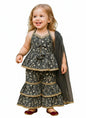 A.T.U.N. (ALL THINGS UBER NICE) Girls Kurti, Sharara and Dupatta Set | Comfortable Ethnic Wear Clothing Set