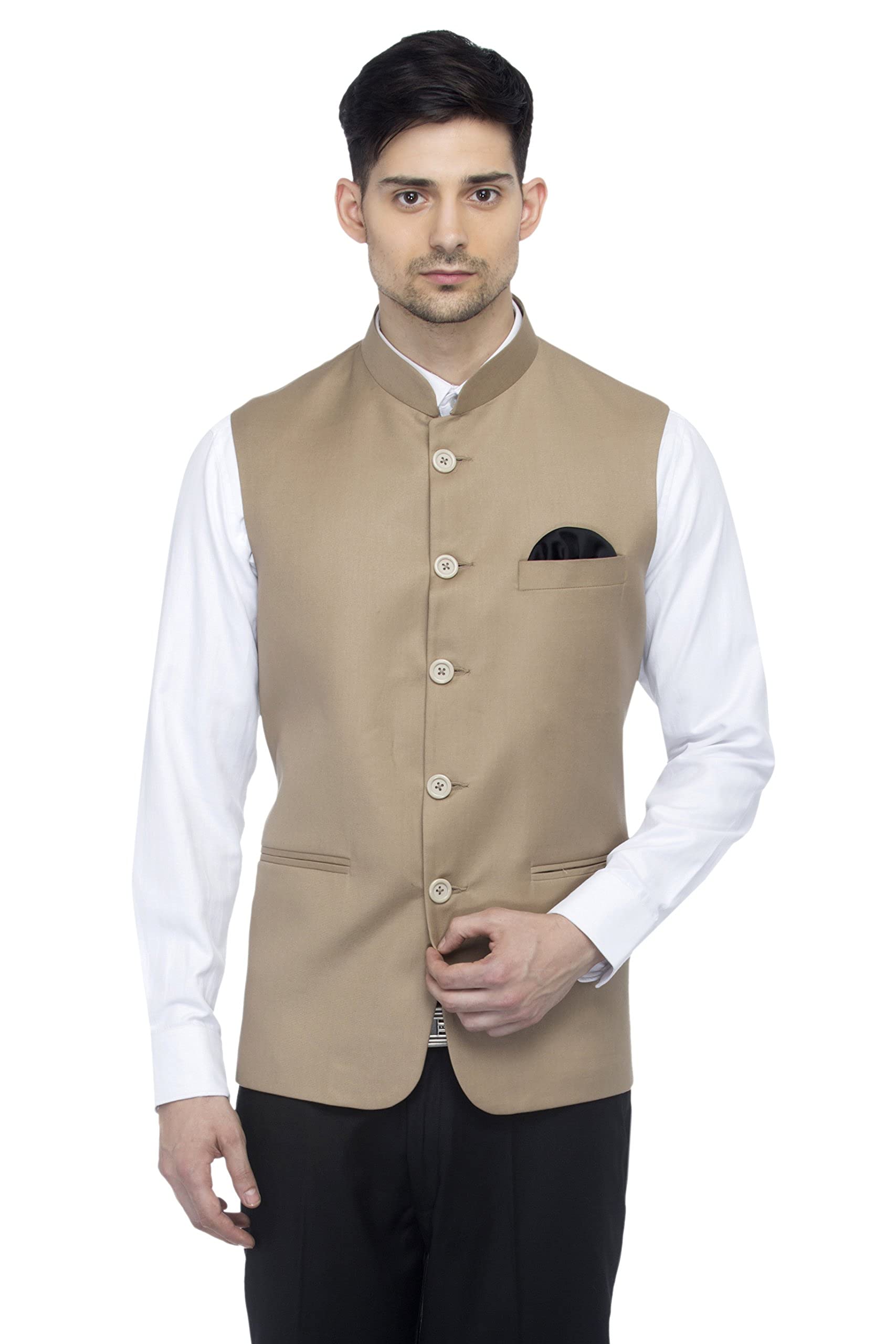 Favoroski Bandhgala Sleeveless Jackets Ethnic Men'S Wear Waistcoat