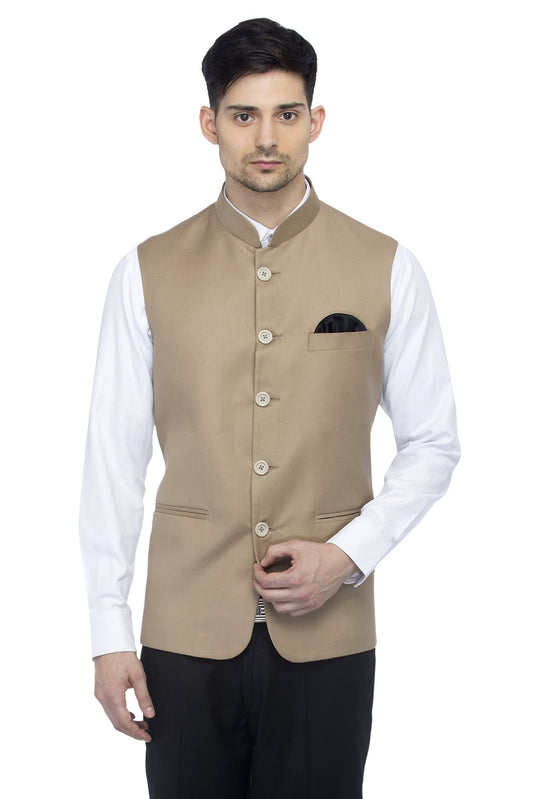 Favoroski Bandhgala Sleeveless Jackets Ethnic Men'S Wear Waistcoat