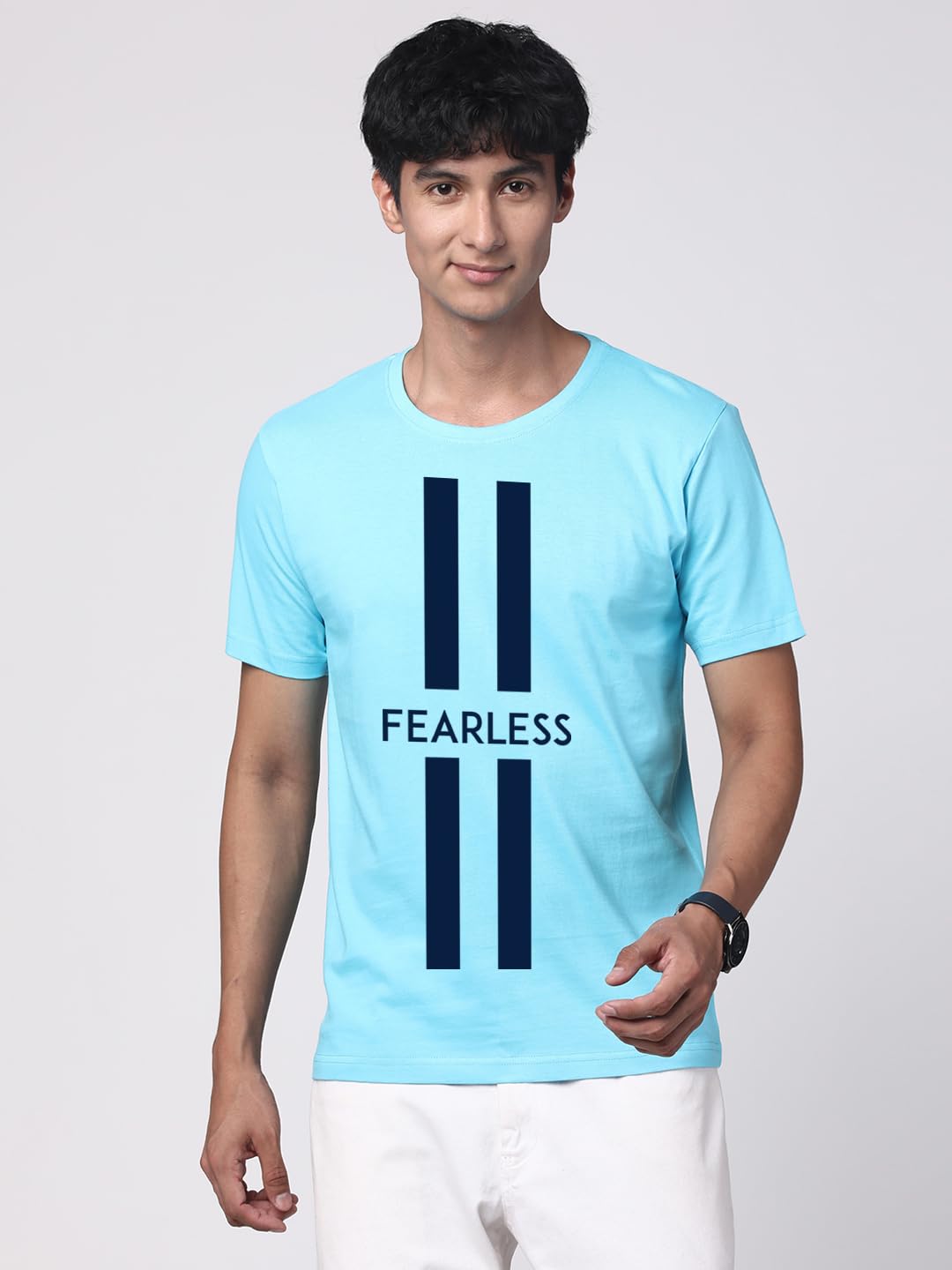 ADRO Mens Fearless Printed Cotton T-Shirt_RN24-L2-FRLS-MI