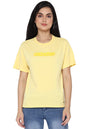 Allen Solly Women Regular Fit Printed Casual Cotton Short Sleeve T-Shirt