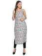 PATLANI Womens Crepe Full Stitched Kurti. Green