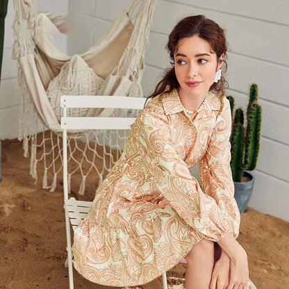 Greciilooks Dresses For Women || One Piece For Women || Western Dresses For Women || Rayon Paisley Printed Short Dresses For Wom