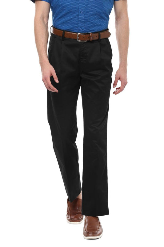 Allen Solly Men Straight Fit Printed Casual Cotton Pants