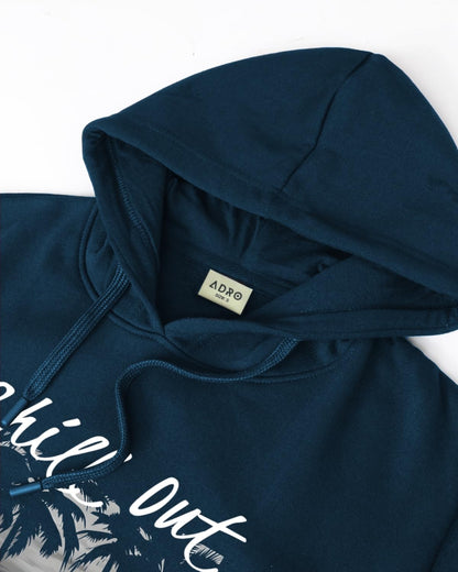 ADRO Hoodies for Men | Printed Hoodie for Men | Cotton Hoodie | Mens Hoodies | Sweatshirt for Men | Hooded Hoodie | H24-CHILL-SB