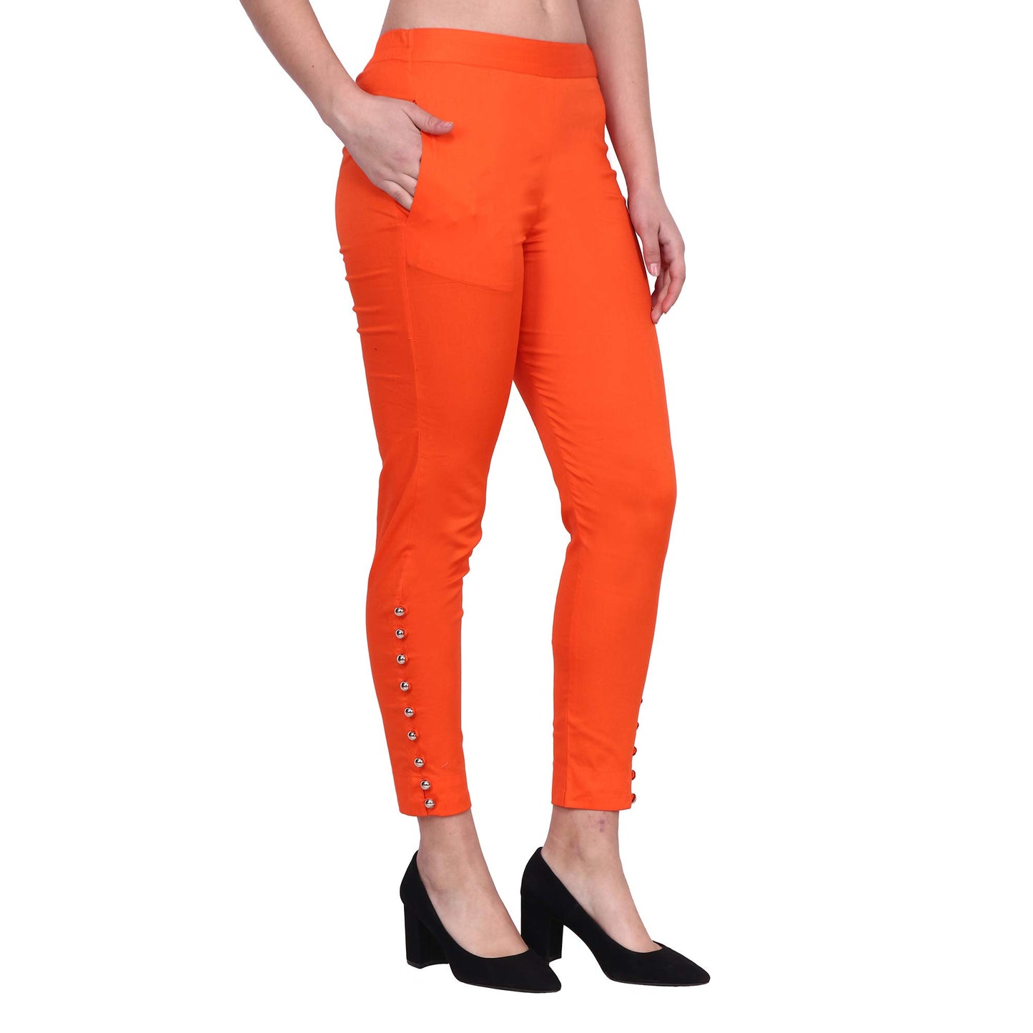 POPWINGS Womens Relaxed Fit Trousers