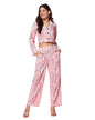 Tagdo Women'S Co-Ords Printed Dress Set (Shirt-Pair-5150-Red-Xxl)