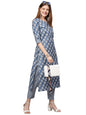 GoSriKi Women's Cotton Blend Straight Printed Kurta with Pant (Funki_New-GO)