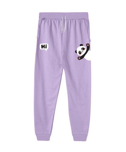 Kyda Kids Girls Cottonblend Printed Track Pants (Pack Of 1)