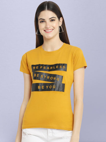 Tee Projekt Womens Cotton Blend Regular Fit T-Shirt