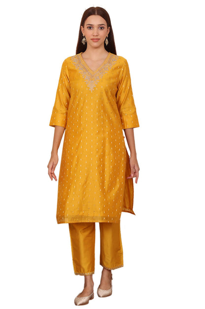 W for Woman Women's Rayon Dyed Regular Festive Classic