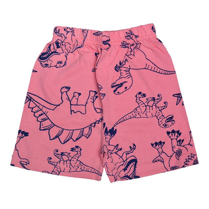 T2F Girls Cotton Printed Shorts(Pack of 5)