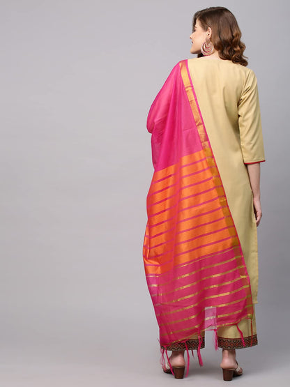 ANNI DESIGNER Womens Cotton Blend Regular Kurta