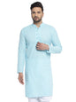 Jompers Mens Embroidered Pure Cotton Kurta