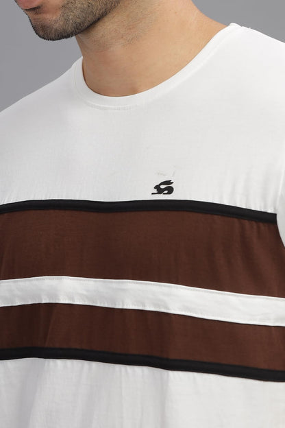 ADRO Tshirt for MenMulti Color T-Shirt for MenCotton T-ShirtMens TshirtRN8-24-WHBR