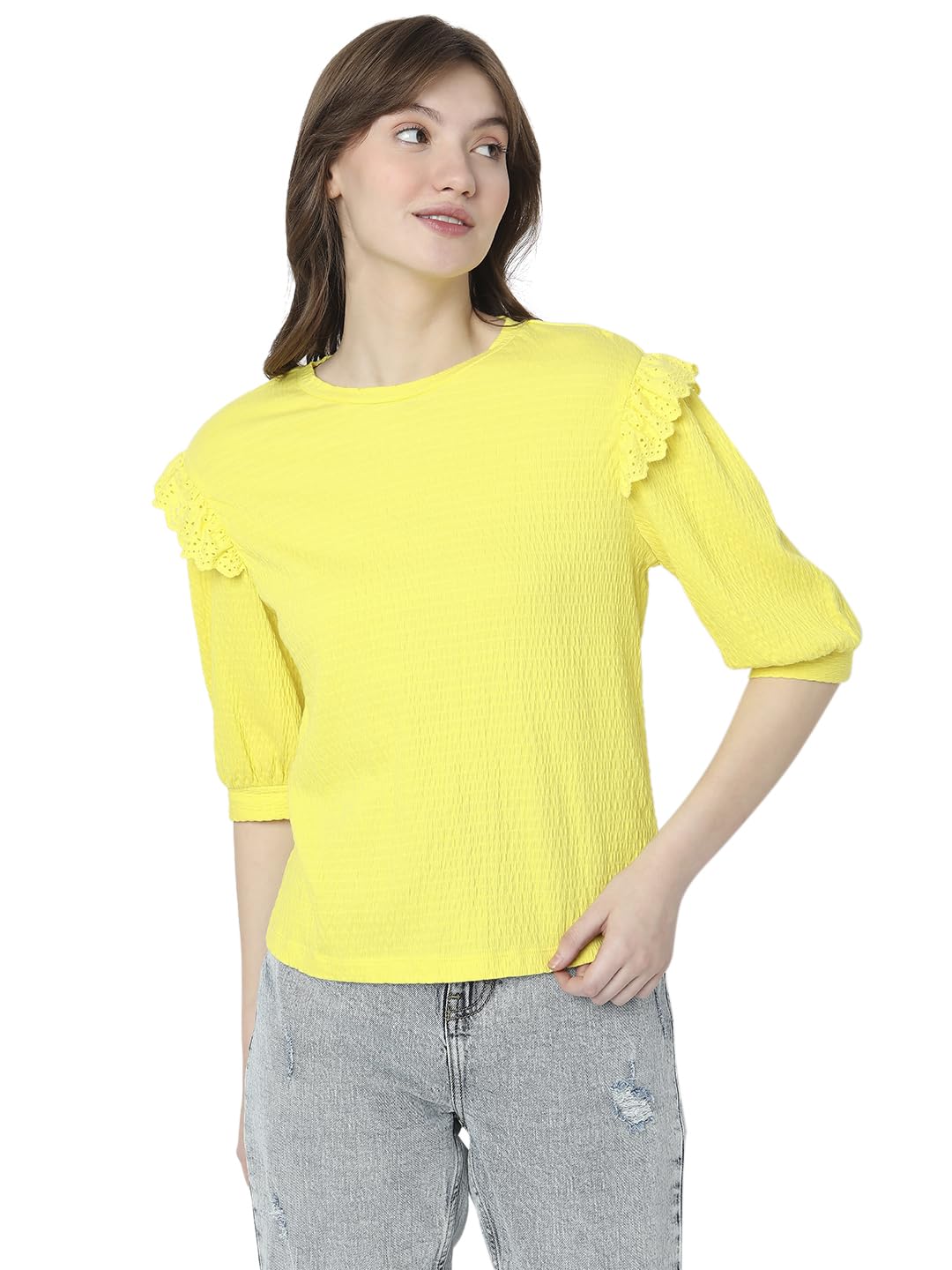 Vero Moda Regular Top (10298410_Sand_Xs)