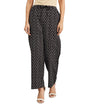 Fabindia Black Cotton Casual Pj Pant with Drawstring