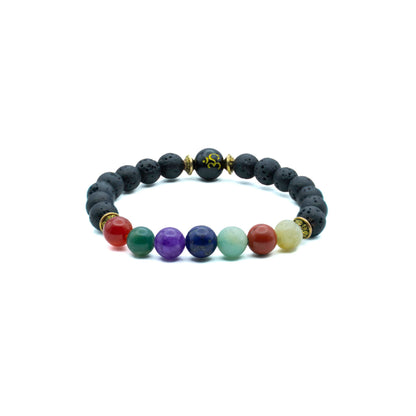 Astrotalk Shukr Chakra Bracelet With Om Bead | Fame & Divine Blessings | 108 Hours Energized by Top Astrologers | Chakra Alignment & Stress Relief | Astrology Bracelet for Women & Men
