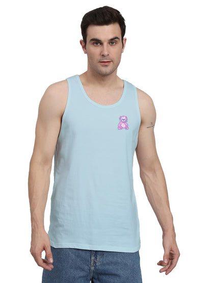 Peppyzone Mens Regular Fit Vest (TT-Teddy36FB40FB_Sky Blue4