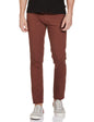 The Indian Garage Co Men Slim Fit Solid Mid-Rise Stretchable Chinos Rustic Brown