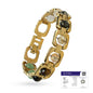 Astrotalk Metal Dhan Yog Bracelet (Gold) | Attracts Wealth & Financial Prosperity | Pyrite, Citrine, Tiger Eye, Quartz,Hematite & Aventurine Astrology Bracelet for Man & Woman | Gift for Man & Woman
