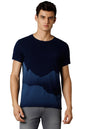 Allen Solly Men Printed Casual Cotton Crew Neck T-Shirt