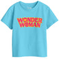 Bon Organik Girls Regular Fit T-Shirt (BON11411_Sky Blue